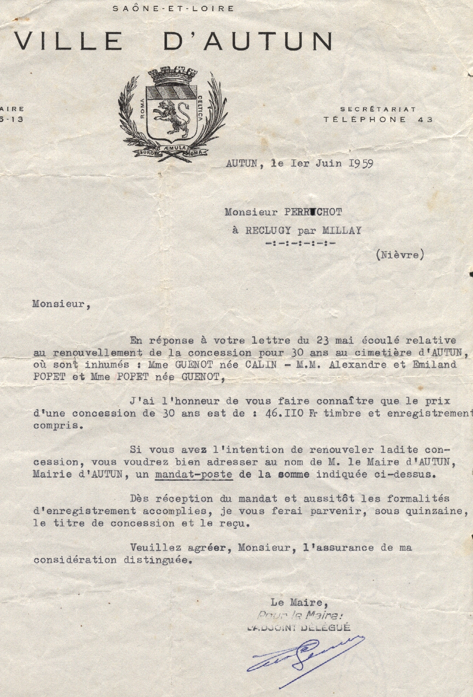 Fin de concession à Autun