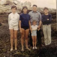 Vacances Bretagne Canou, Jo, Guy, Philippe 3/7/1970