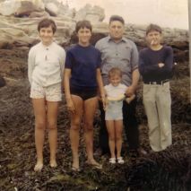 Vacances Bretagne Canou, Jo, Guy, Philippe 3/7/1970 photographiés par Jacqueline Louvet