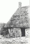 Vue reconstituée de la "vieille maison"